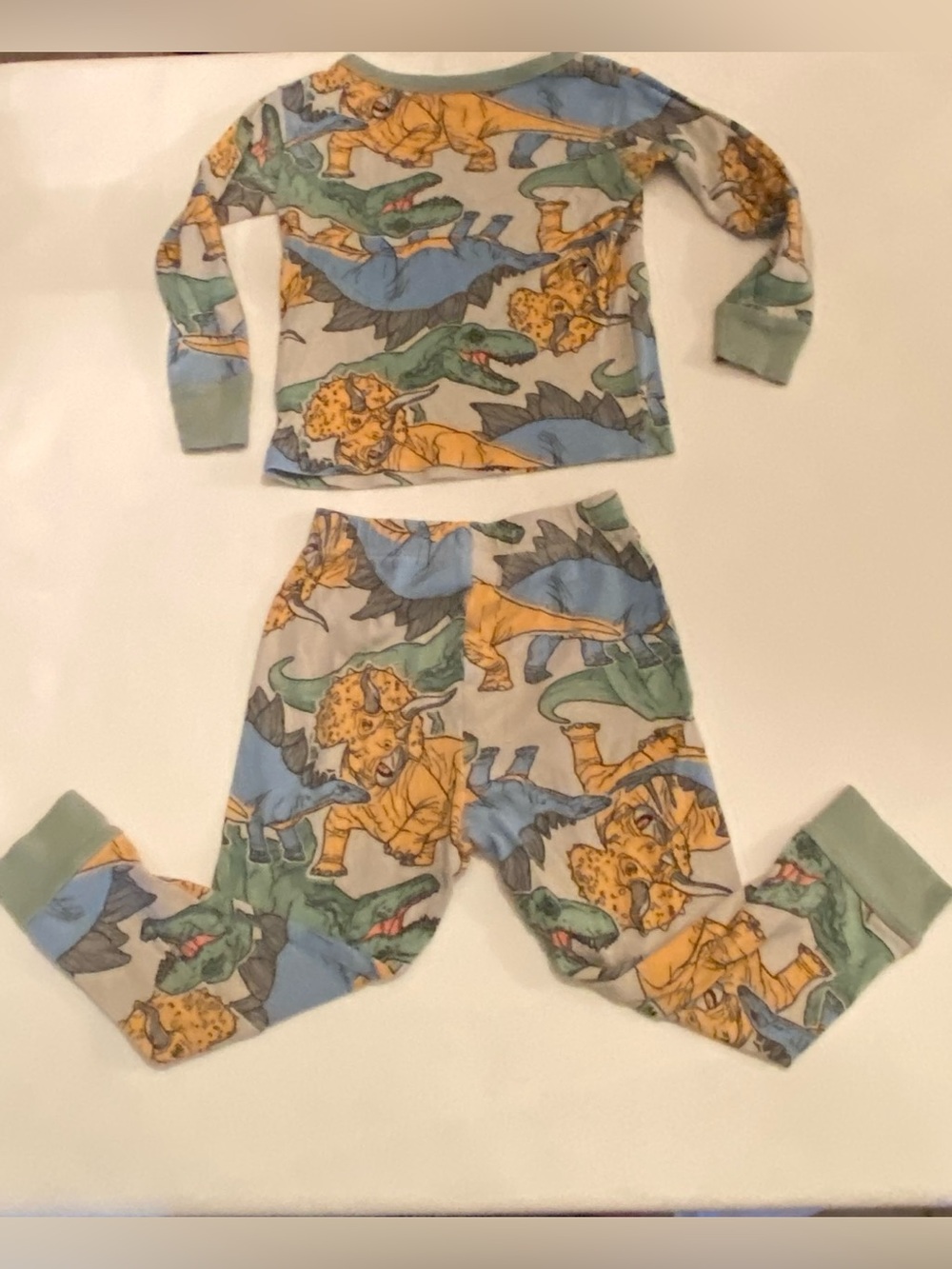 Jurassic World 2 piece dinosaur pajama set, 4T